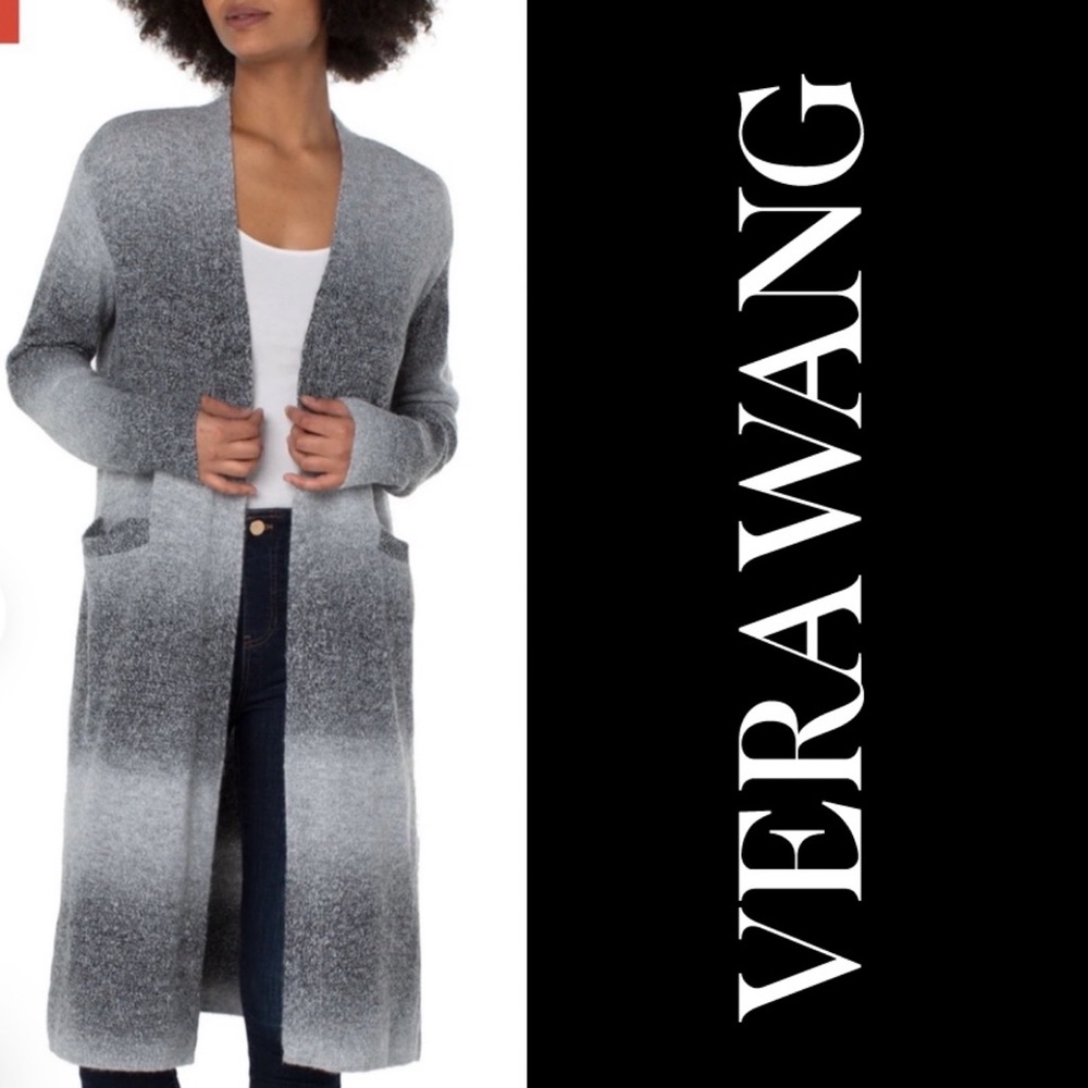 Vera Wang Ombré Duster Cardigan